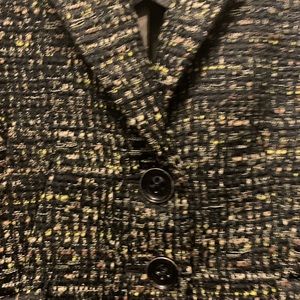 Kasper Tweed jacket and black skirt suit